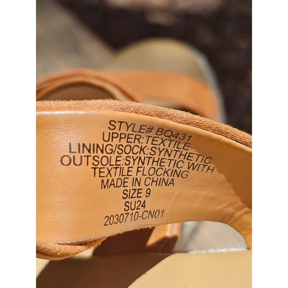 J.Crew Womens Espadrille Wedge Sandals Crisscross BQ431 Size 9 - Picture 6 of 6